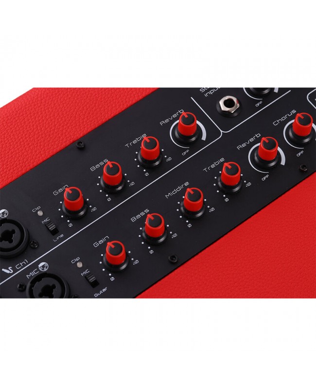 MUSICCUBE M3 - Red Battery powered PA
