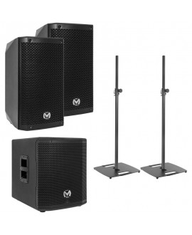 Mac Mah 2x AS 108 + AS 812 Sub + Stand Komplette PA-Systeme