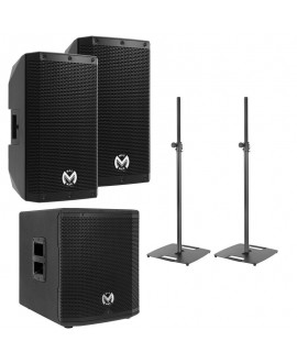 Mac Mah Pack AS 110 (la paire) + AS 812 Sub + Plugger ST18 Complete PA Systems
