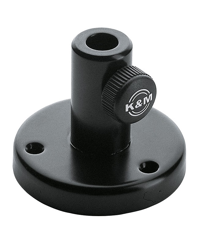 K&M 23855 Table flange - black Table Stands