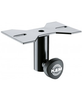 K&M 195/8 Mounting adapter - black Accessories