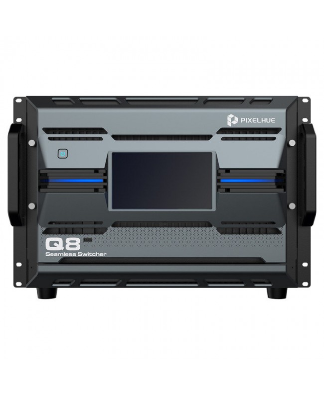 PIXELHUE Q8 mainframe (with flight case) Mixer e Switcher di produzione