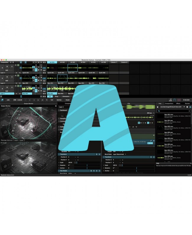 Resolume AVENUE7x2 Software Controller