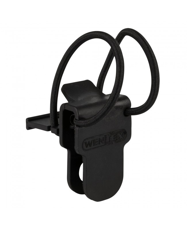 WENTEX CURTFIX Curtain Clamp Black Molton- & Bühnenstoffe