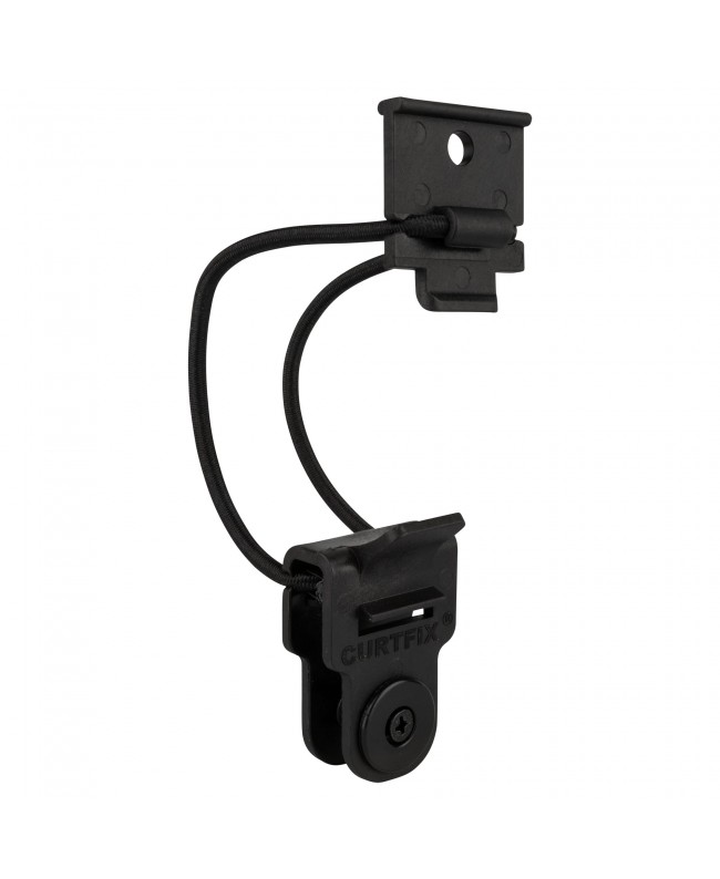 WENTEX CURTFIX Curtain Clamp Black Molton- & Bühnenstoffe