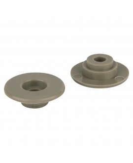 WENTEX CURTFIX Coloured Ring for Curtain Clamp Light Gray Molton- & Bühnenstoffe