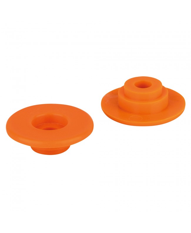 WENTEX CURTFIX Coloured Ring for Curtain Clamp Orange Molton- & Bühnenstoffe