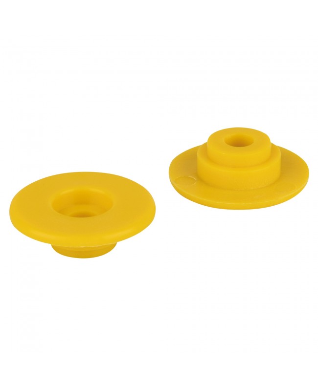 WENTEX CURTFIX Coloured Ring for Curtain Clamp Yellow Molton- & Bühnenstoffe