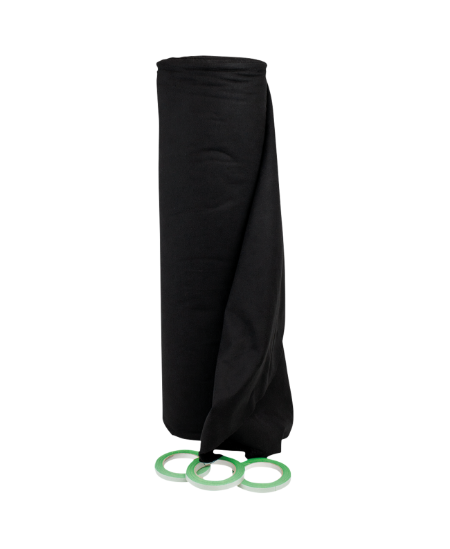 SHOWGEAR Deko Molton 160 g/m² Bolt 0,8m, 30m Molton & Stage Fabrics
