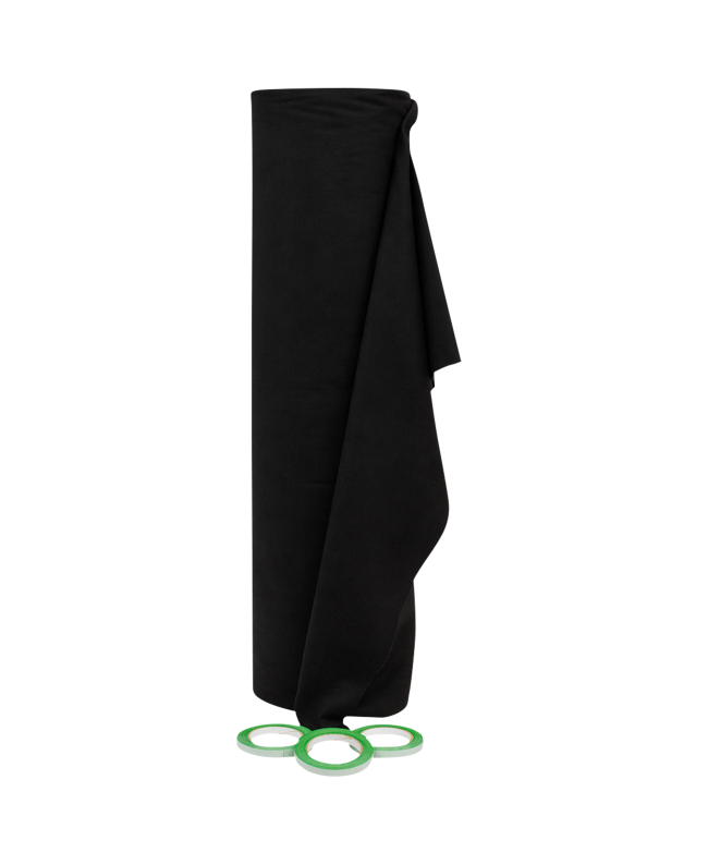SHOWGEAR Deko Molton 160 g/m² Bolt 1m, 30m Molton & Stage Fabrics