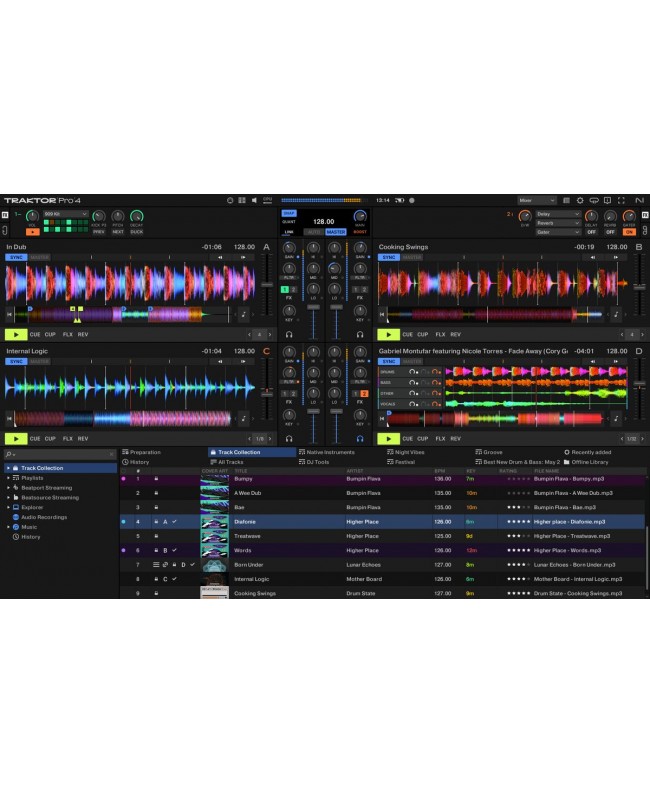 Native Instruments TRAKTOR PRO 4 UPGRADE FROM TRATKTOR PRO 3 Software DJ