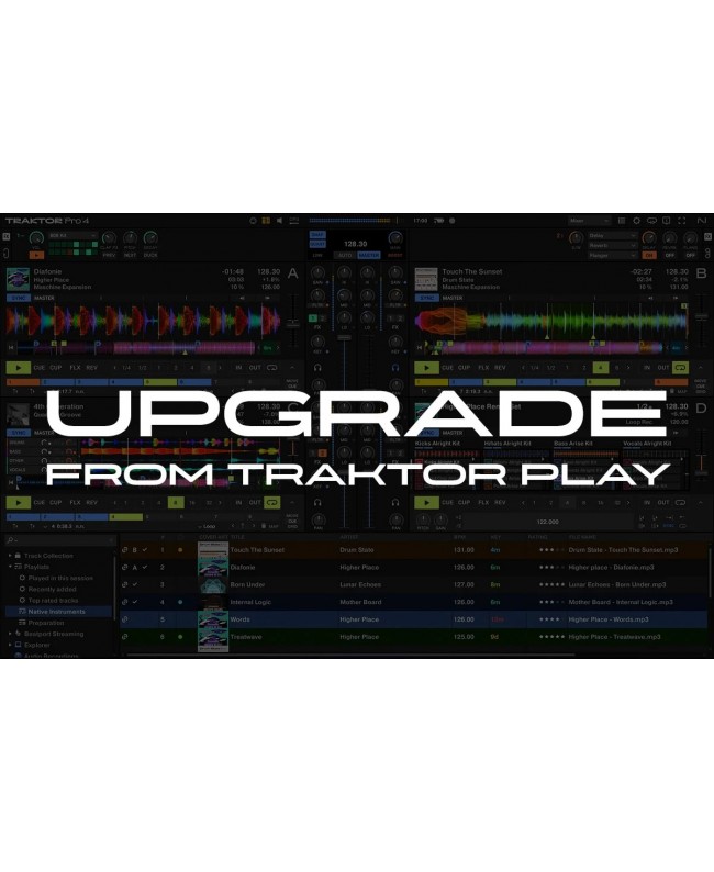 Native Instruments Traktor Pro 4 Upgrade from Traktor Play Software DJ