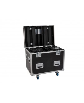 Roadinger Flightcase HIGHLINE 4x LED IP TMH-S250/B250, mit Rollen Movinglight-Cases