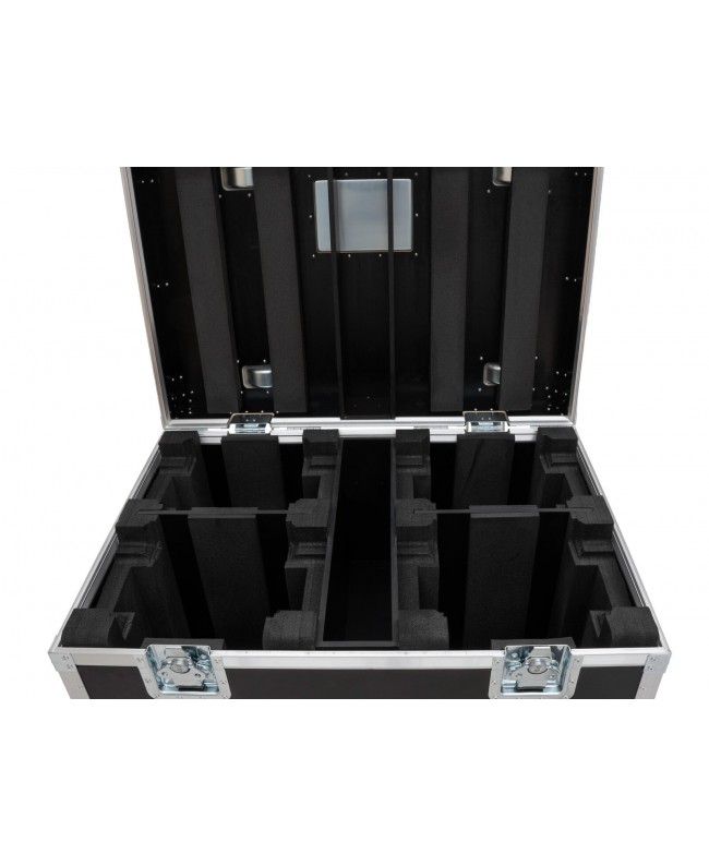 Roadinger Flightcase HIGHLINE 4x LED IP TMH-S250/B250, mit Rollen Movinglight-Cases