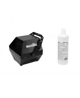 Eurolite Set B-90 Bubble Machine black + Bubble Fluid 1l Macchine per effetto bolle