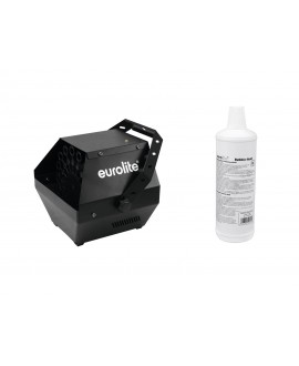 Eurolite Set B-90 Seifenblasenmaschine schwarz + Seifenblasenfluid 1l