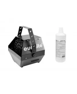 Eurolite Set B-100 Bubble Machine black DMX + Bubble Fluid 1l Macchine per effetto bolle