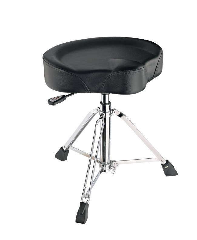 K&M 14035 Drummer's throne with pneumatic spring black imitation leather
