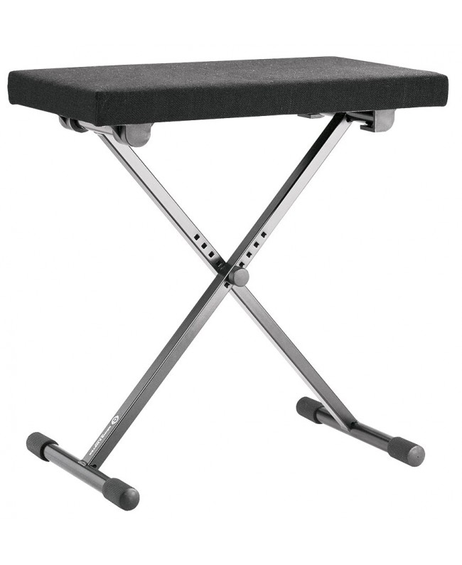K&M 14066 Keyboard bench black fabric