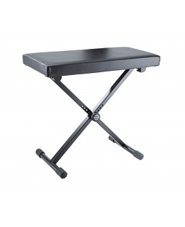 K&M 14075 Keyboard bench black imitation leather