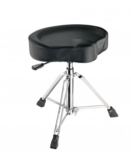 K&M 14036 Drummer's throne with pneumatic spring black velvet