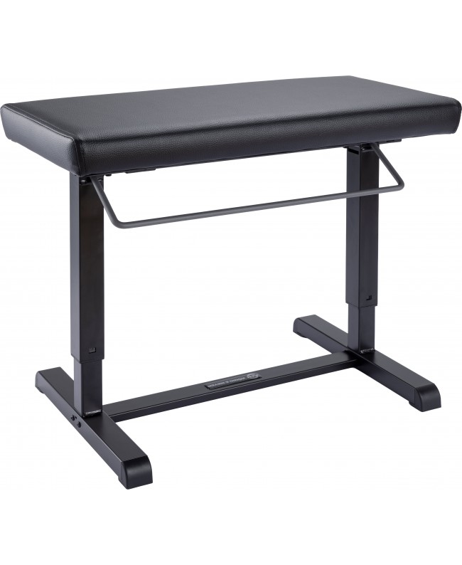 K&M 14080 Piano bench Uplift black imitation leather