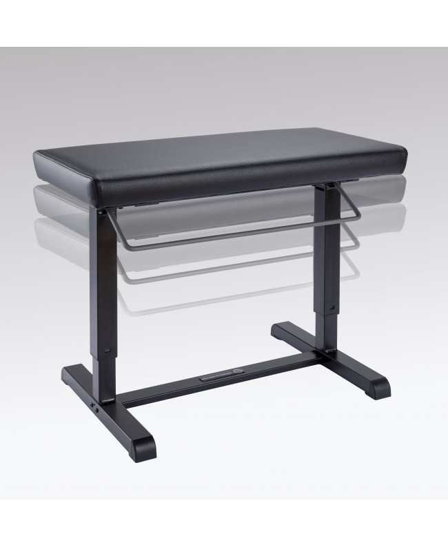 K&M 14080 Piano bench Uplift black imitation leather