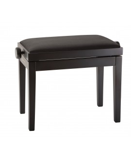 K&M 13960 Piano bench bench black matt finish, seat black velvet