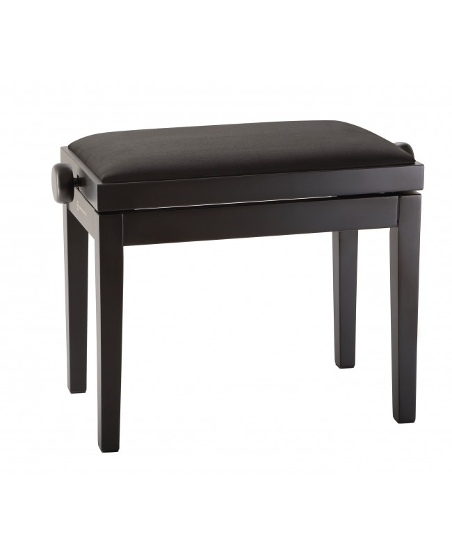 K&M 13960 Piano bench bench black matt finish, seat black velvet