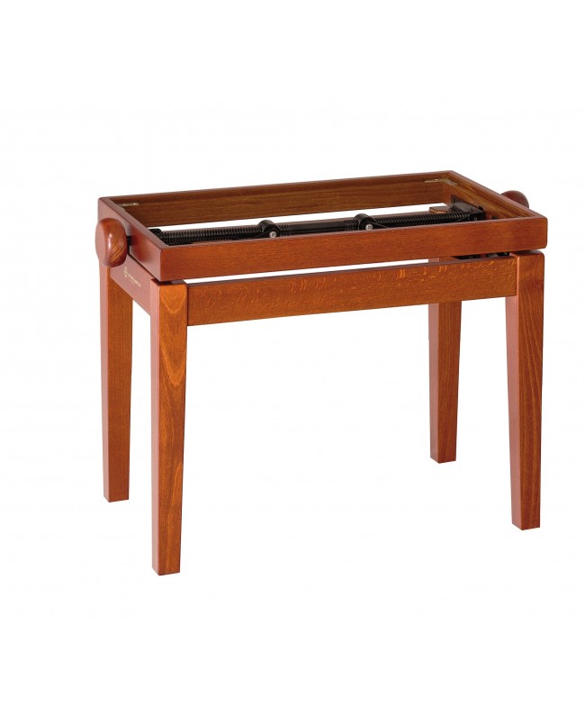K&M 13740 Piano bench - wooden-frame cherry matt finish