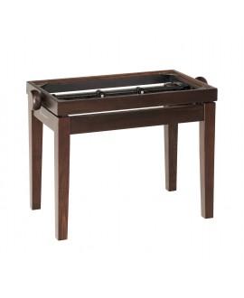 K&M 13730 Piano bench - wooden-frame walnut matt finish