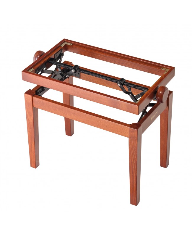 K&M 13740 Piano bench - wooden-frame cherry matt finish