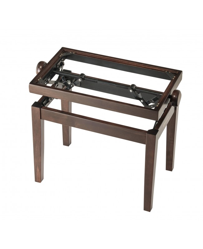 K&M 13730 Piano bench - wooden-frame walnut matt finish