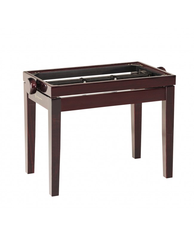 K&M 13751 Piano bench - wooden-frame mahogany glossy finish