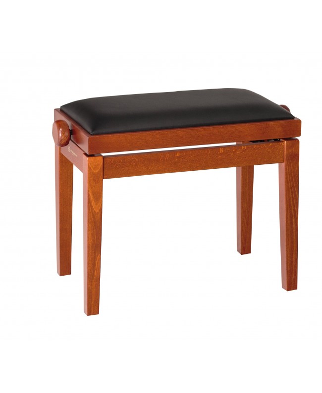 K&M 13740 Piano bench - wooden-frame cherry matt finish