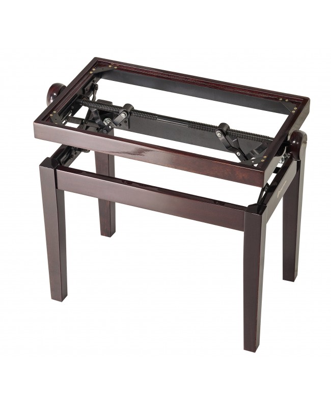 K&M 13751 Piano bench - wooden-frame mahogany glossy finish