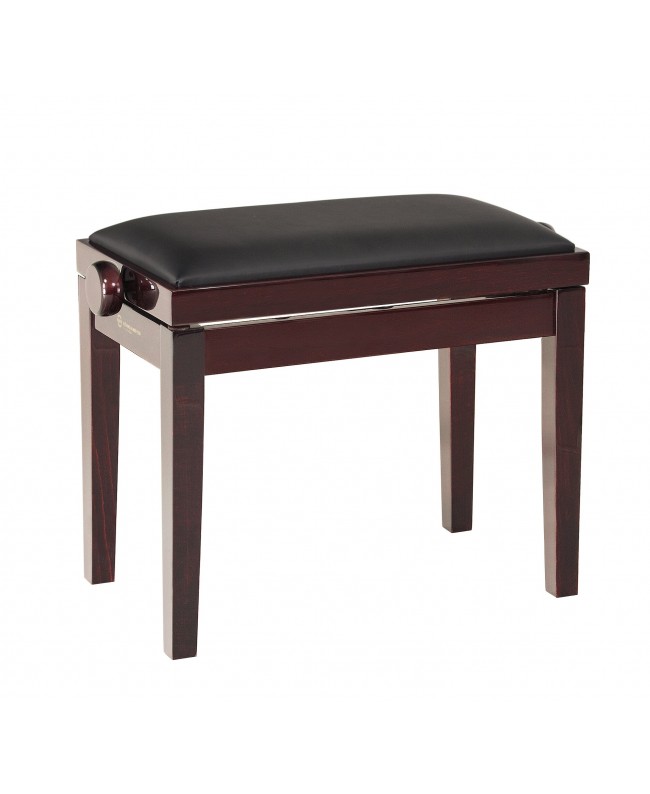 K&M 13751 Piano bench - wooden-frame mahogany glossy finish