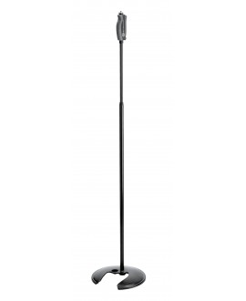K&M 26075 Stackable one-hand microphone stand black