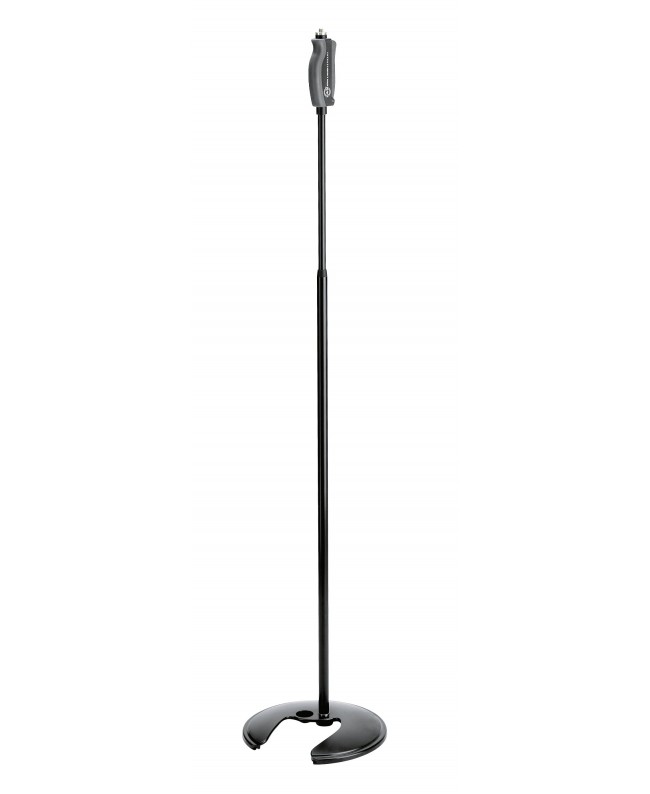 K&M 26075 Stackable one-hand microphone stand black