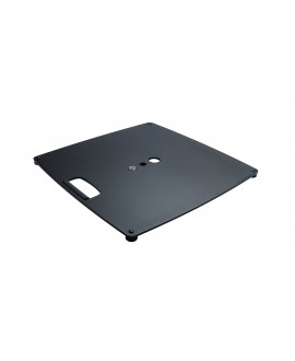 K&M 26715 Base plate L structured black