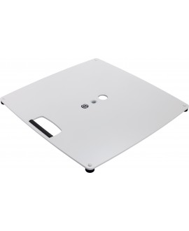 K&M 26715 Base plate L pure white