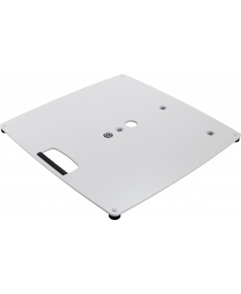 K&M 26716 Base plate L (3 x M20) pure white