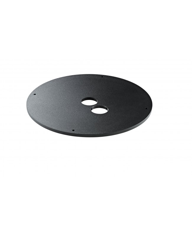 K&M 26709 Additional weight for base plates structured black