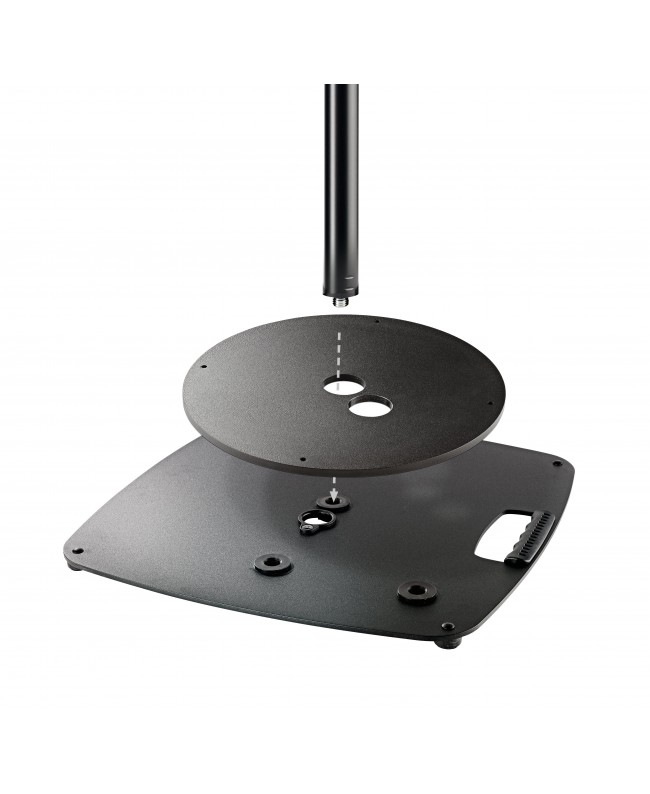 K&M 26709 Additional weight for base plates structured black