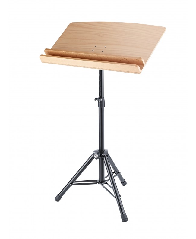 K&M 12334 Orchestra conductor stand desk beech nature