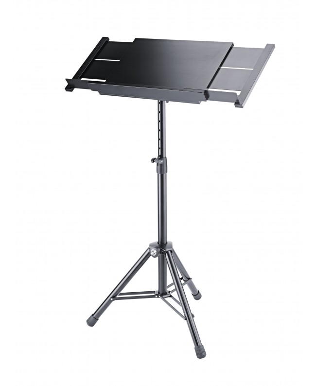 K&M 12338 Orchestra conductor stand desk black