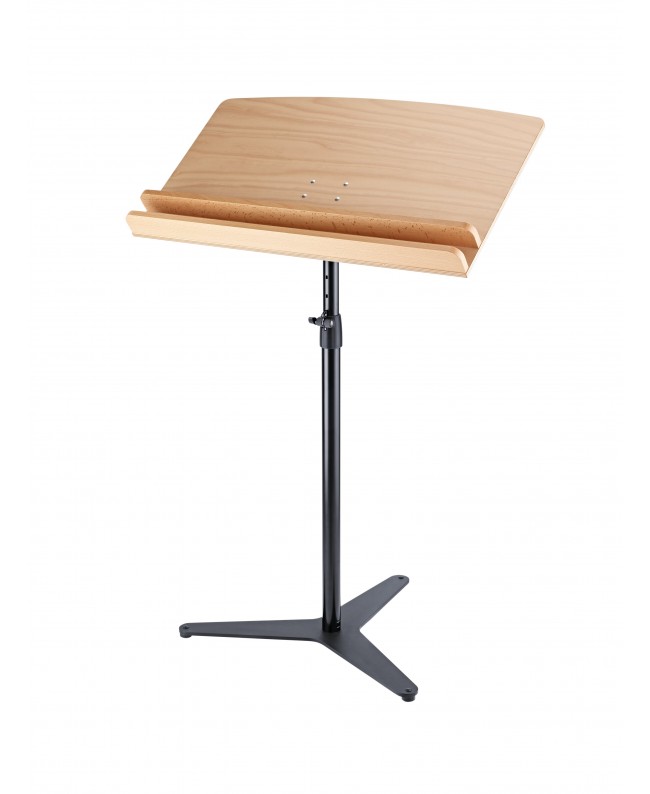 K&M 12334 Orchestra conductor stand desk beech nature