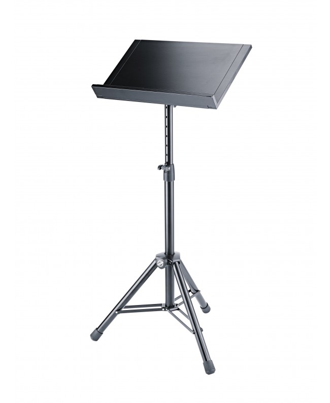 K&M 12338 Orchestra conductor stand desk black