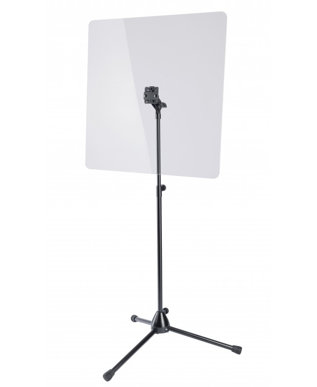 K&M 11903 Protective shield with stand black