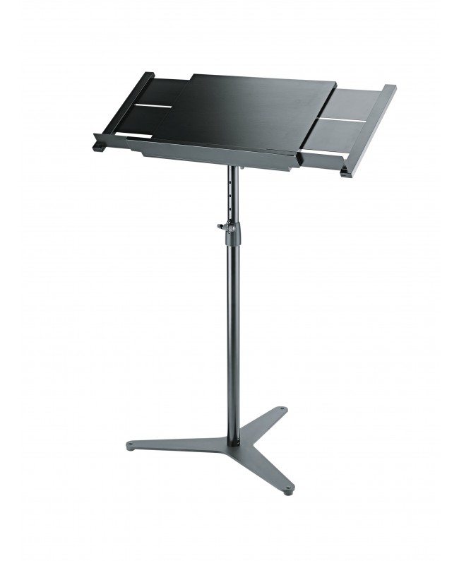 K&M 12338 Orchestra conductor stand desk black